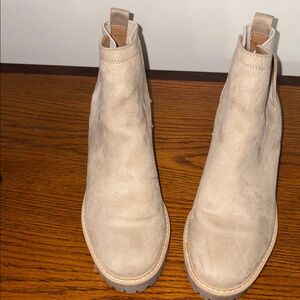 DV by Dolce Vita Cream Ankle Booties